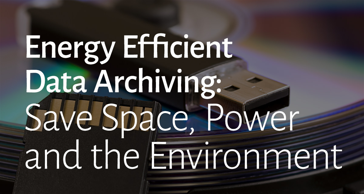 Energy efficient archiving