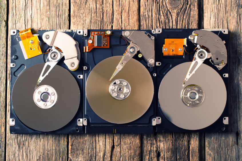 Hard drive storage protects your important digital documents