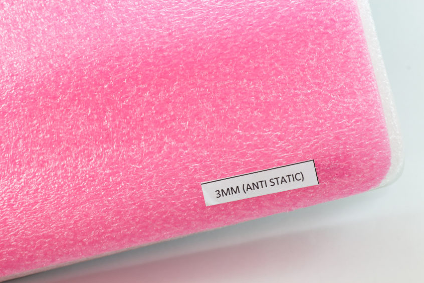 pink foam for hard drive cases