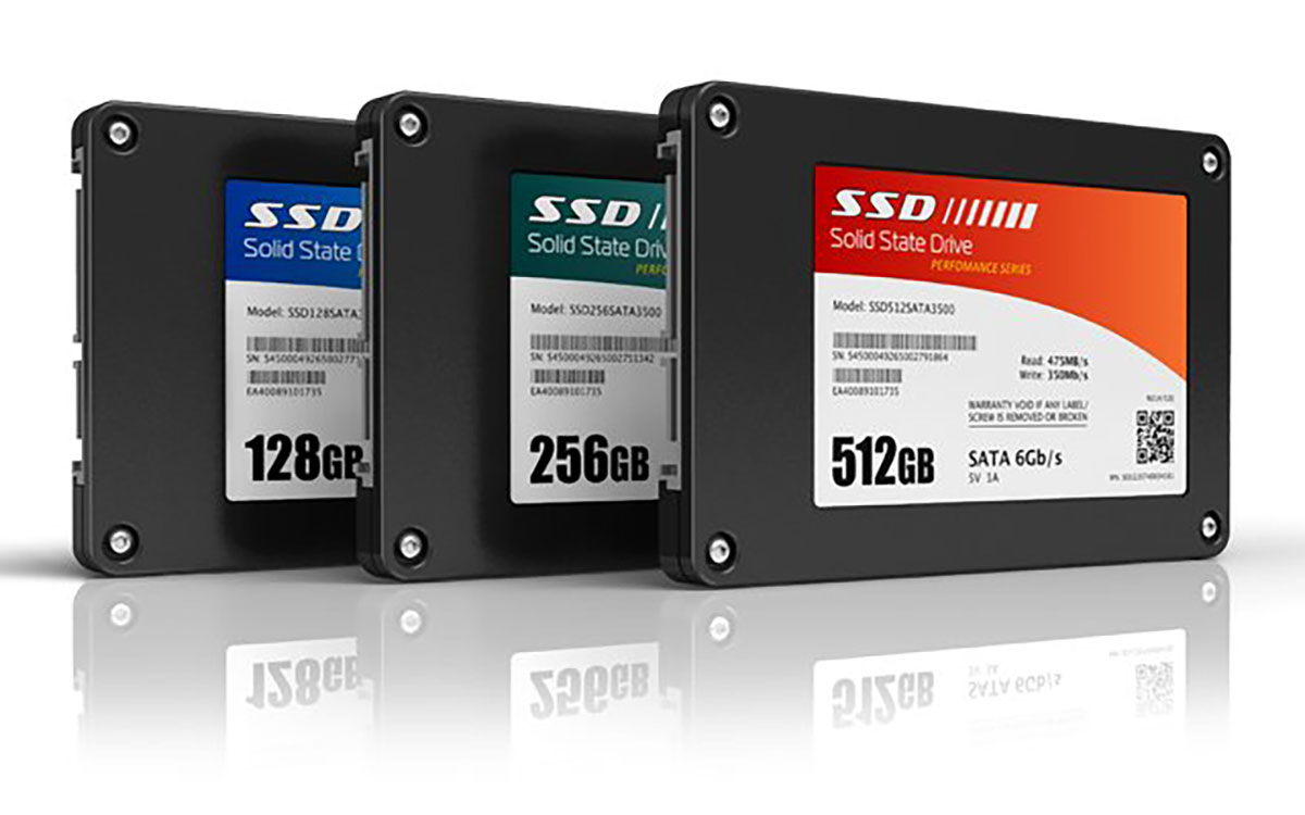 Internal SSD capacities